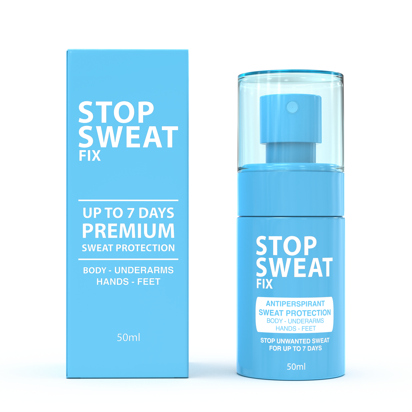 Stop Sweat Fix - Antiperspirant - Stop Unwanted Sweat for up to 7 Days - 50ml